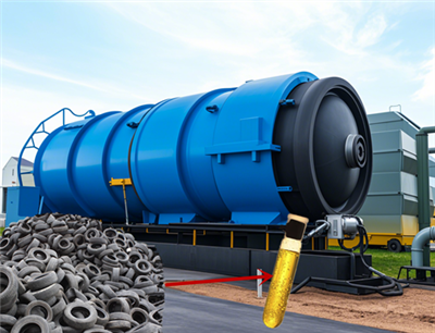 Pianta di pirolisi del pneumatico di scarto